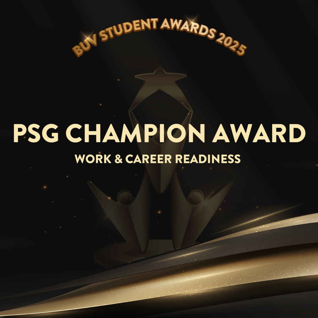 PSG Champion Award - Work & Career Readiness