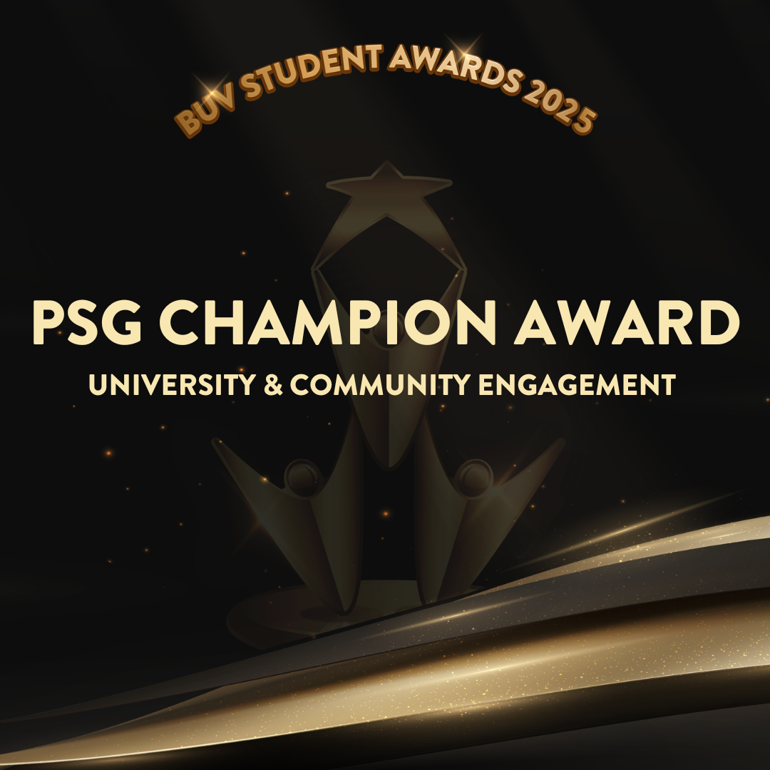 PSG Champion Award - University & Community Engagement